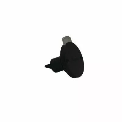 Serrure ronde � plaquer - noire