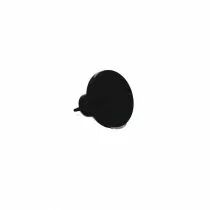 Serrure ronde &agrave; plaquer - noire