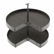Set 2 plateaux 1/2 rond diam 800    haut reglable 700 a 800mm