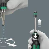 Tournevis t&eacute;lescopique Kraftform Kompakt + 6 embouts