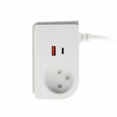 Bloc prise Gekko clipsable