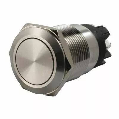 Bouton poussoir NO NF anti - vandale inox