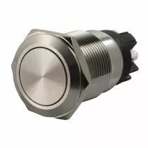 Bouton poussoir NO NF anti - vandale inox
