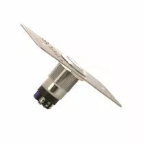 Bouton poussoir antivandale sur plaque - 12V