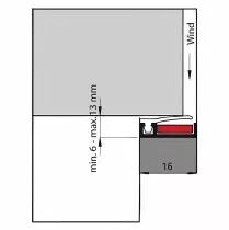 Joint d'isolation feuillure AIB 3N