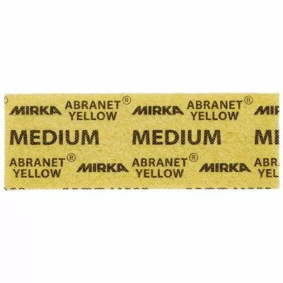Coupe abrasive maille micro perforee Abranet Yellow 80 x 230 mm