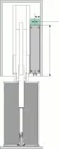 eTouch pour armoire coulissante Dispensa 90 ClikFixx