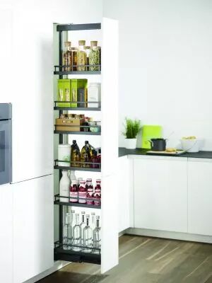 Kit armoire coulissante Dispensa anthracite