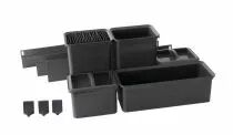 Kit armoire coulissante Dispensa anthracite