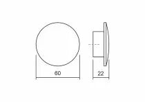 Bouton de meuble ECHO
