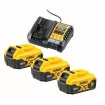 Pack de batteries 18 V Li-Ion - 5 Ah + chargeur
