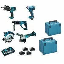 Pack 5 outils 18 V 5.0 A