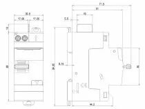 Interrupteur diff&eacute;rentiel DX&sup3;-ID - 2P - type AC