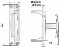 Cr&eacute;mone &agrave; doigts N&deg;4