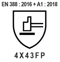Enduit nitrile + renfort - classe F
