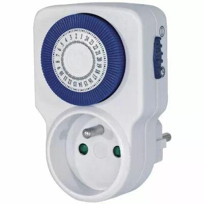 Minuterie journali�re m�canique MMZ 20A blanc