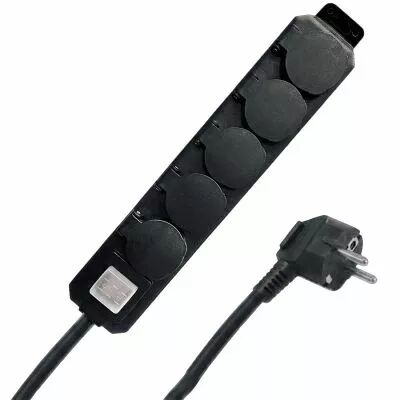 Multiprise �tanche avec interrupteur 5 prises IP44