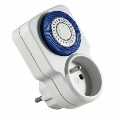 Programmateur m�canique journalier Blanc