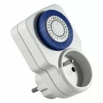Programmateur m&eacute;canique journalier Blanc