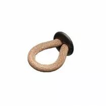 Boucle cuir naturel