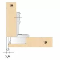 Charni&egrave;re Selekta &oslash; 35 mm - Hettich