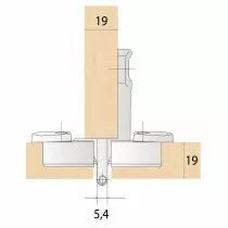 Charni&egrave;re Selekta &oslash; 35 mm - Hettich