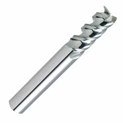 Fraise carbure monobloc 3 dents pour aluminium