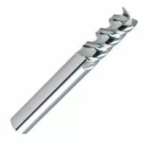 Fraise carbure monobloc 3 dents pour aluminium