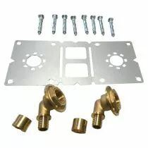 Platine de douche PER &agrave; glissement coud&eacute;