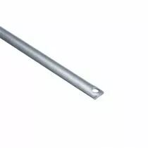 Tringle fer 1/2 rond - 16 x 6 mm