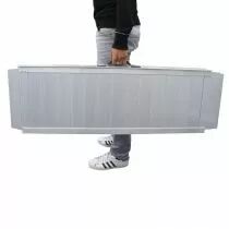 Rampe pliable antid&eacute;rapante avec rebord acc&egrave;s PMR -  300 kg
