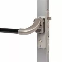 Barre antipanique aluminium pour serrure