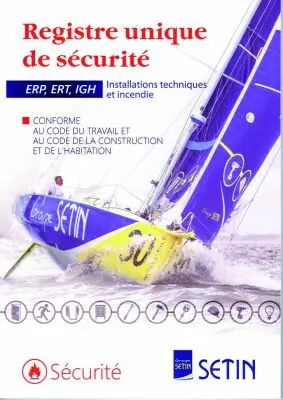 Registres ERP registre de scurit pour tablissements recevant du public - 1re  4e catgories