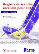 Registres ERP registre d'incendie et de sécurité - établissements industriels, commerciaux et tertiaires