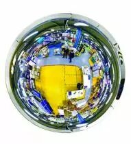 Miroir hémisphérique intérieur 360°