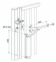 Ferme portail hydraulique - Lion