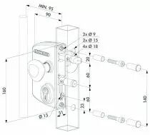 Serrure électrique LEKQ U4