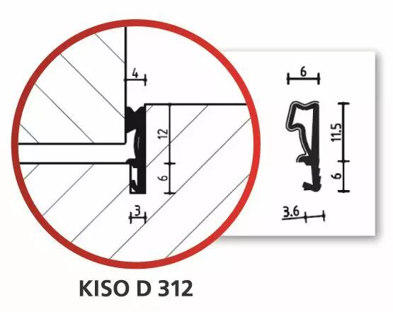 Joints L311PVC - L411PVC Kiso