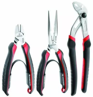 Jeu de 3 pinces bi-matire CPE.5