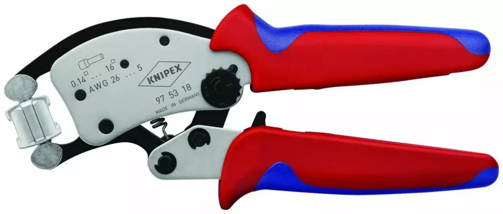 Pince à sertir auto-ajustable pour embouts de câble KNIPEX 97 53