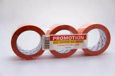 Vynile plastifi - orange - 96406 - lot de 3 rouleaux 33 m