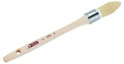 Brosse ronde  rchampir - soie blanche extra