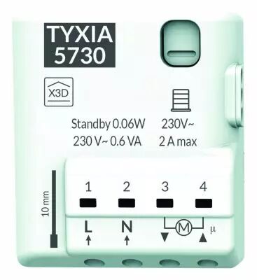 Rcepteur radio nanomodule volet roulant TYXIA 5730  