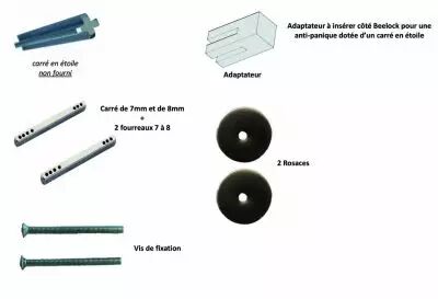 Accessoires pour bquille Bicode
