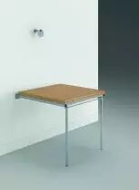 Support pour table mural pliable alu   