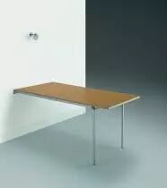 Support pour table mural pliable