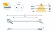 Liseuse leds Kuma - blanc neutre - 12 V