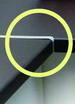 Profils alu plan de travail - profil de jonction aluminium -  visser