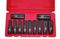 Coffret 11 douilles à chocs longues 1/2 