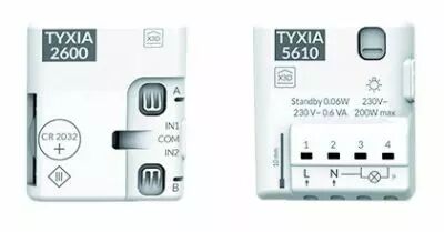 Pack clairage marche/arrt avec 2 interrupteurs sans fil Tyxia 2600